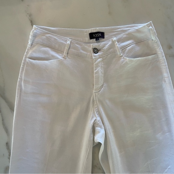 NYDJ Women's Trouser Pants in Stretch Linen - Size 4 - Picture 5 of 15